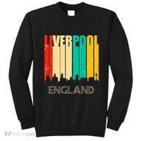 Liverpool England United Kingdom Retro City Skyline Sweatshirt thumb 0