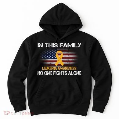 Leukemia No One Fights Alone Hoodie