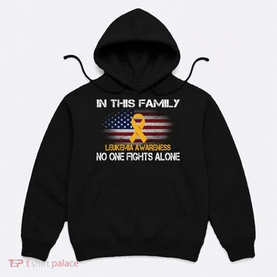 Leukemia No One Fights Alone Hoodie