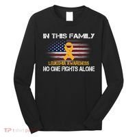 Leukemia No One Fights Alone Long Sleeve Shirt thumb 0