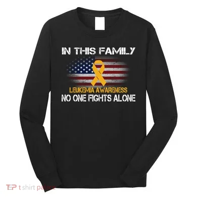 Leukemia No One Fights Alone Long Sleeve Shirt