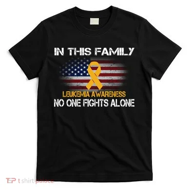 Leukemia No One Fights Alone T-Shirt
