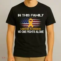 Leukemia No One Fights Alone T-Shirt thumb 3