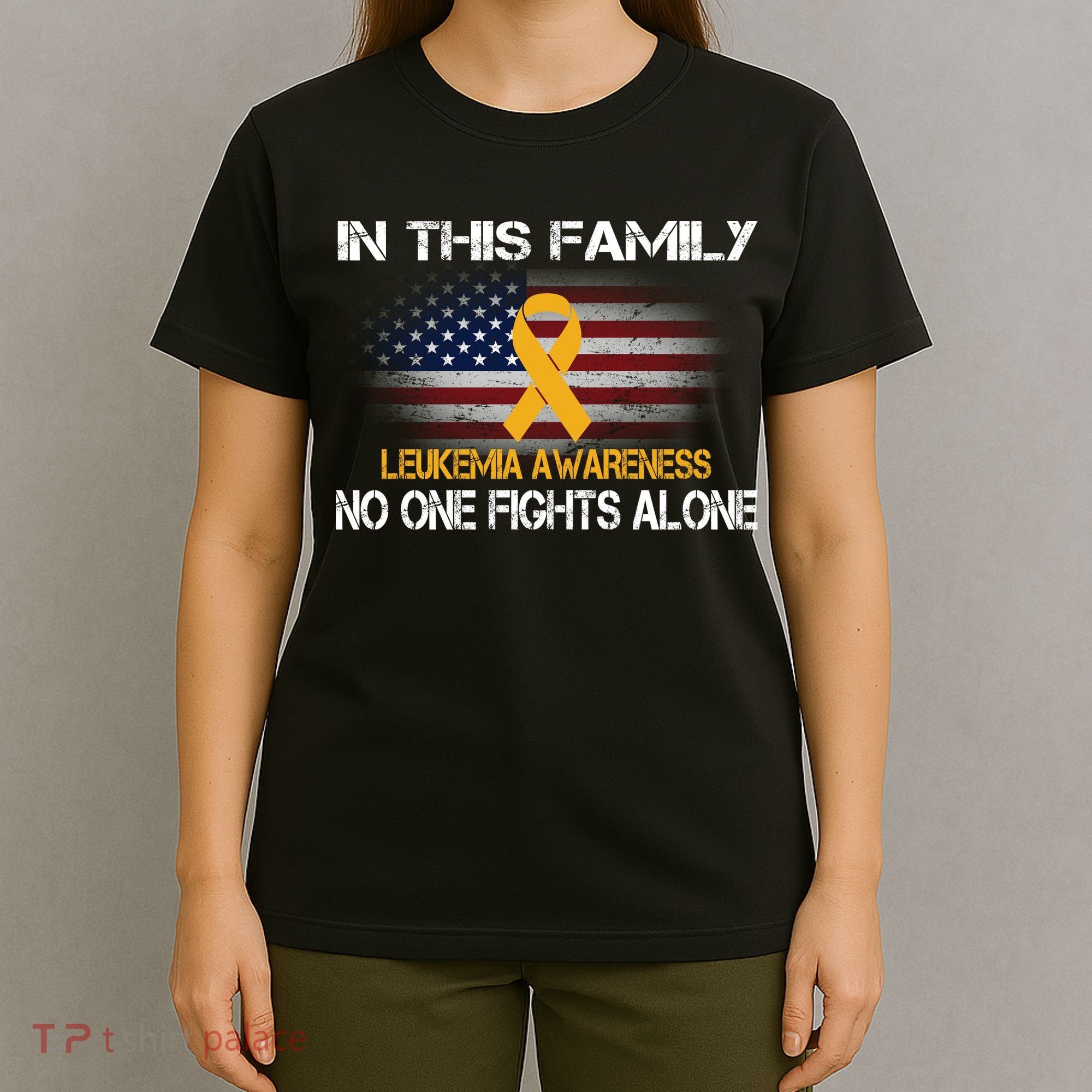 Leukemia No One Fights Alone T-Shirt