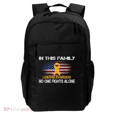 Leukemia No One Fights Alone Backpack