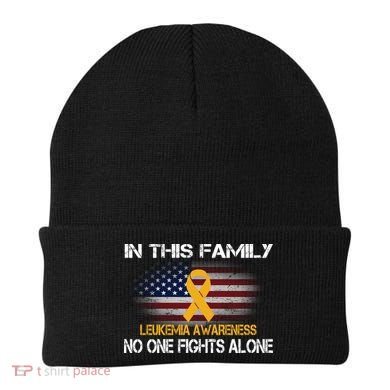 Leukemia No One Fights Alone Beanie