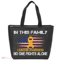 Leukemia No One Fights Alone Tote Bag thumb 0