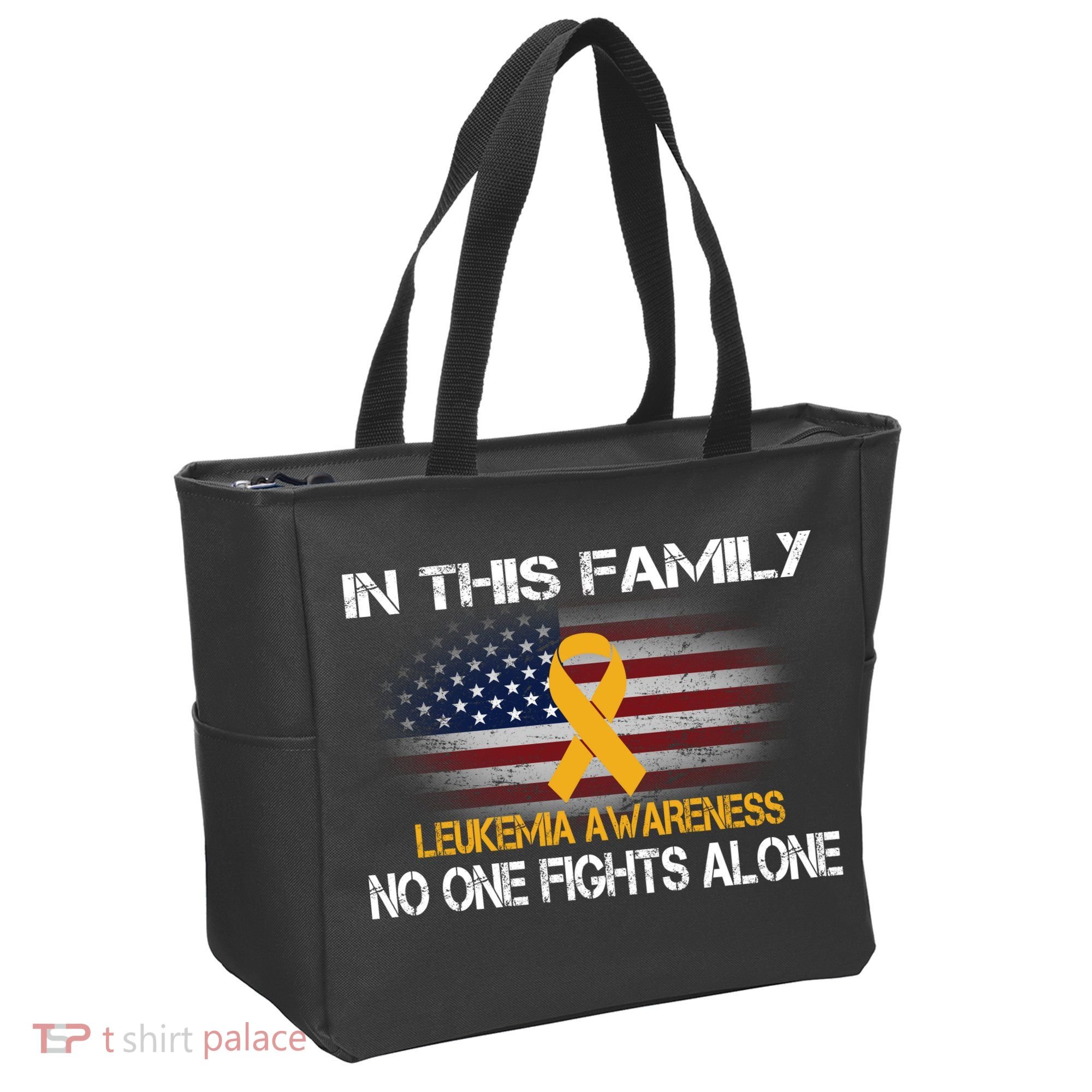 Leukemia No One Fights Alone Tote Bag