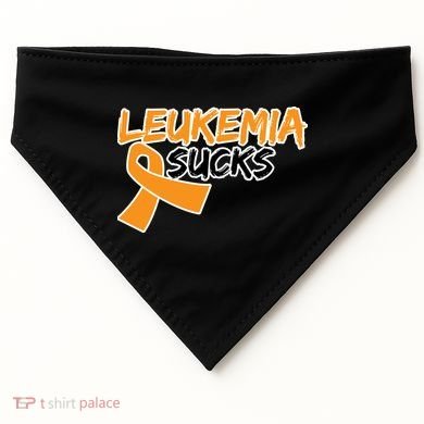 Leukemia Sucks USA-Made Doggie Bandana