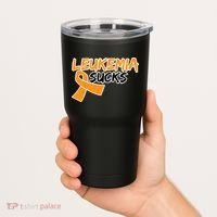Leukemia Sucks Tumbler thumb 2