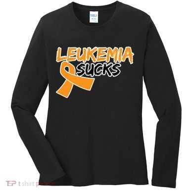 Leukemia Sucks Women's Long Sleeve Shirt