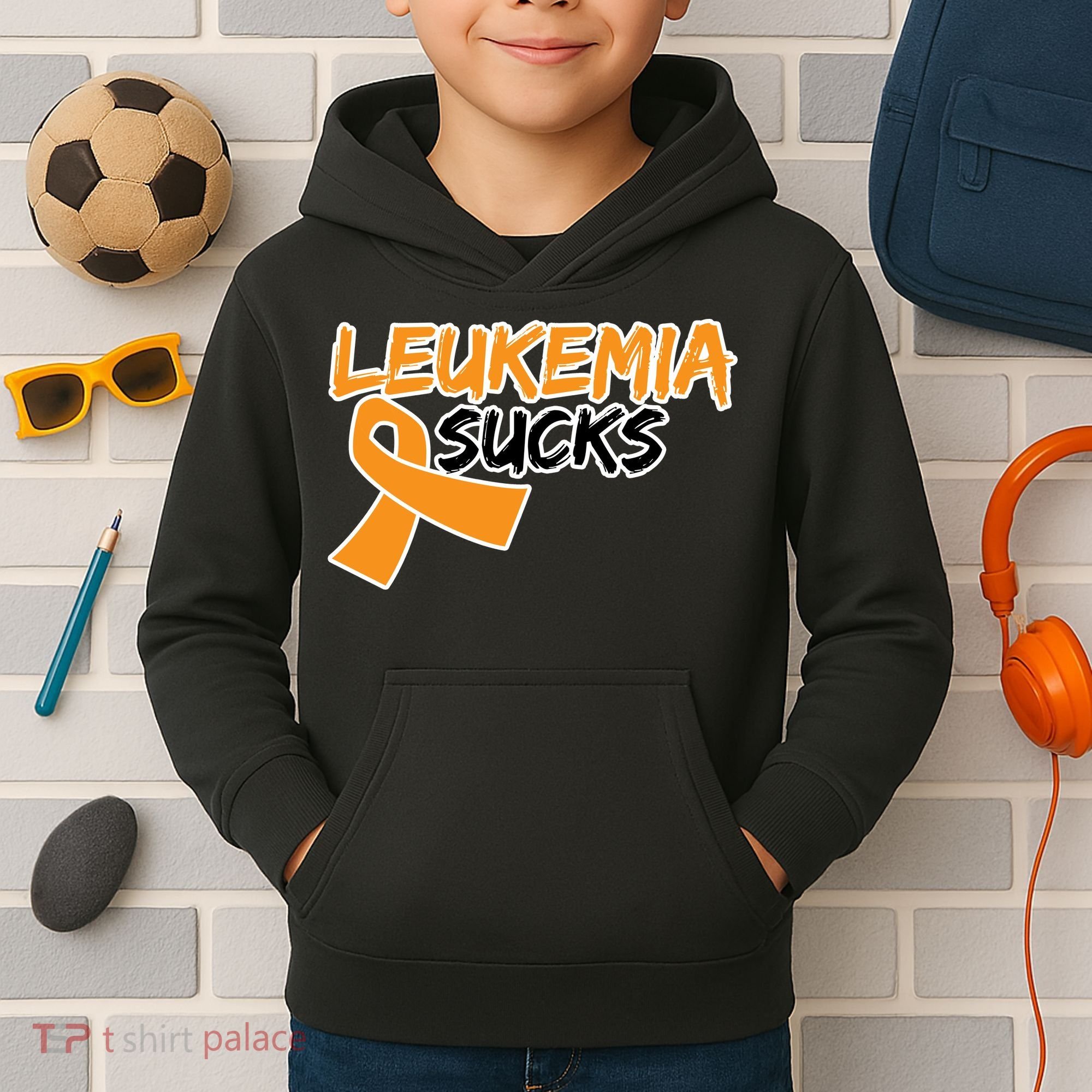 Leukemia Sucks Kids Hoodie