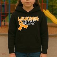 Leukemia Sucks Kids Hoodie thumb 3