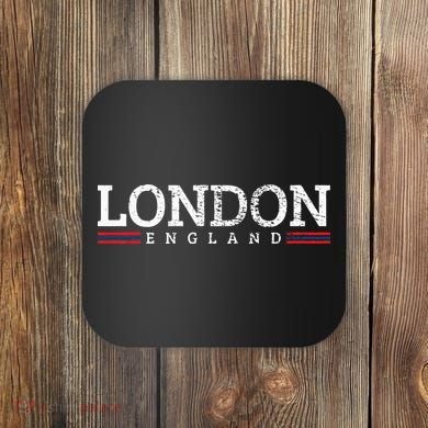 London England Vintage Coaster