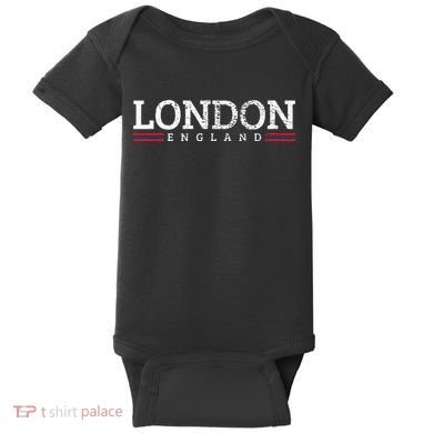 London England Vintage Baby Bodysuit
