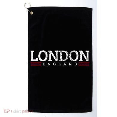 London England Vintage Golf Towel