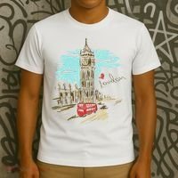 London England Vintage Retro Souvenir Travel Love London T-Shirt thumb 3