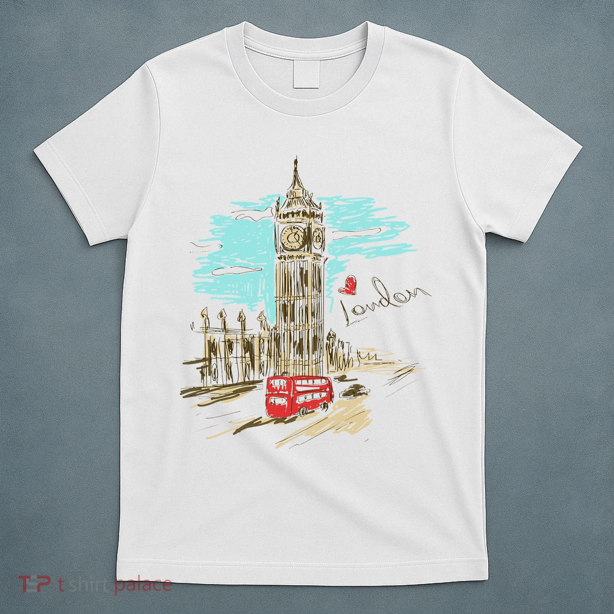 London England Vintage Retro Souvenir Travel Love London T-Shirt