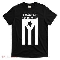Levantate Boricua Flag Ricky Renuncia T-Shirt thumb 0