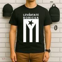 Levantate Boricua Flag Ricky Renuncia T-Shirt thumb 6