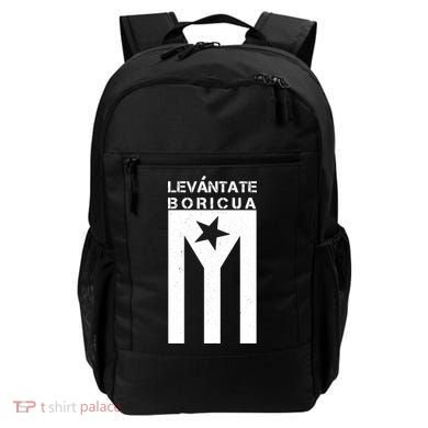 Levantate Boricua Flag Ricky Renuncia Backpack