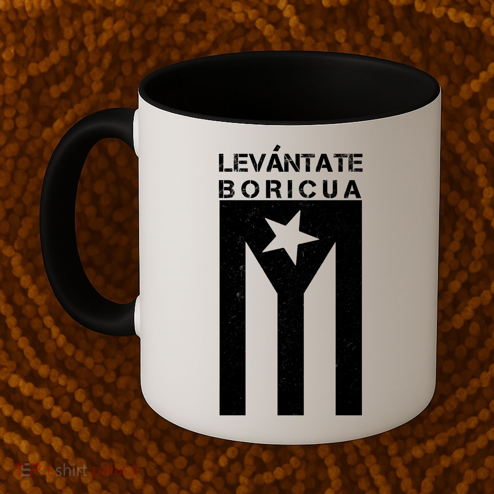 Levantate Boricua Flag Ricky Renuncia Coffee Mug