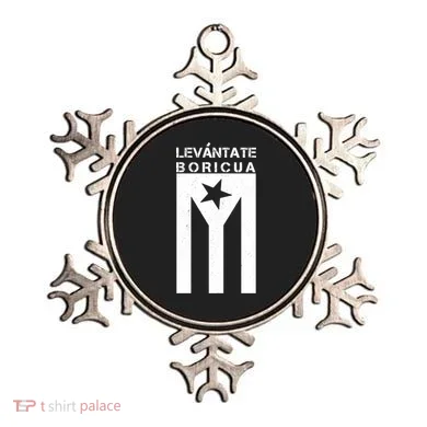 Levantate Boricua Flag Ricky Renuncia Ornament