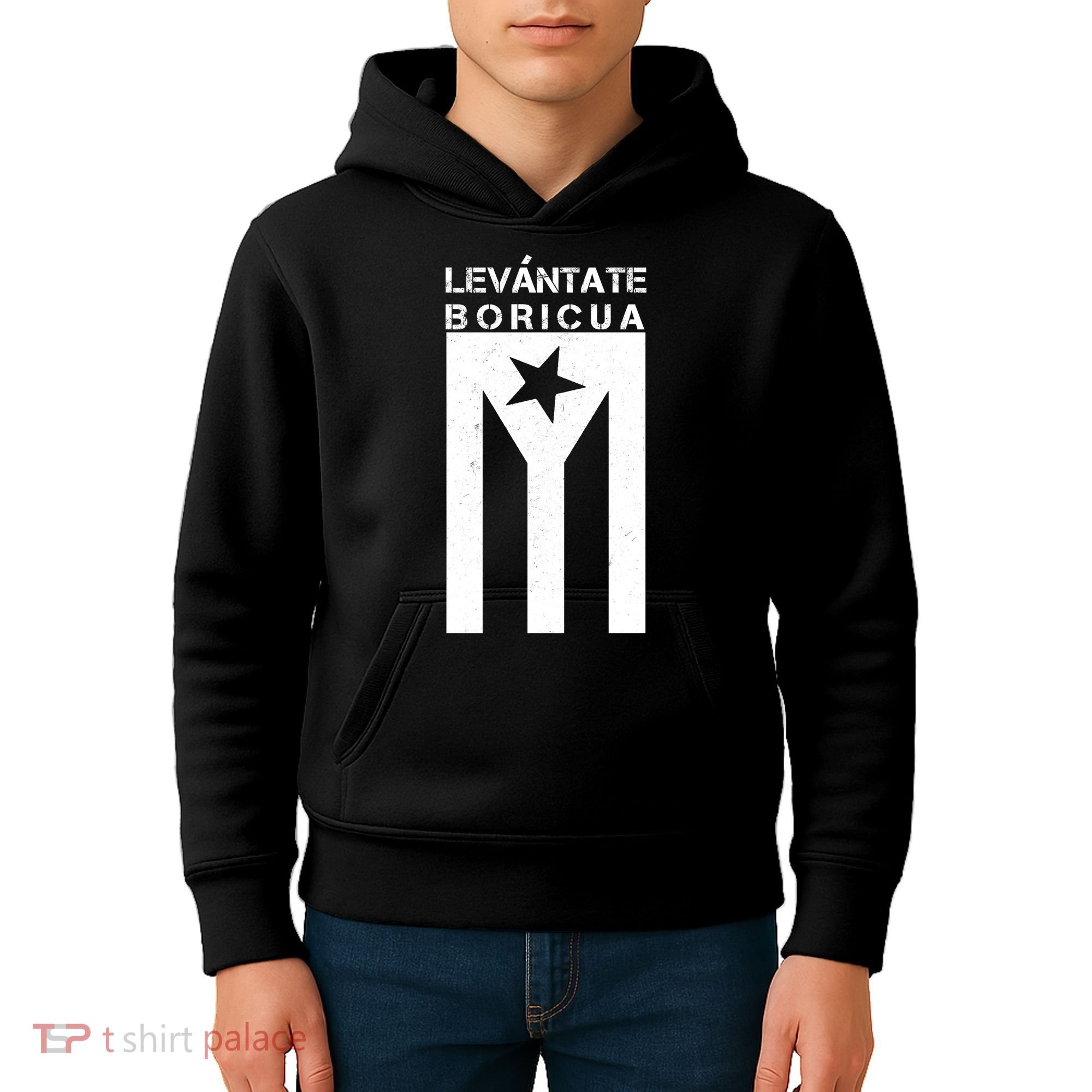Levantate Boricua Flag Ricky Renuncia Kids Hoodie