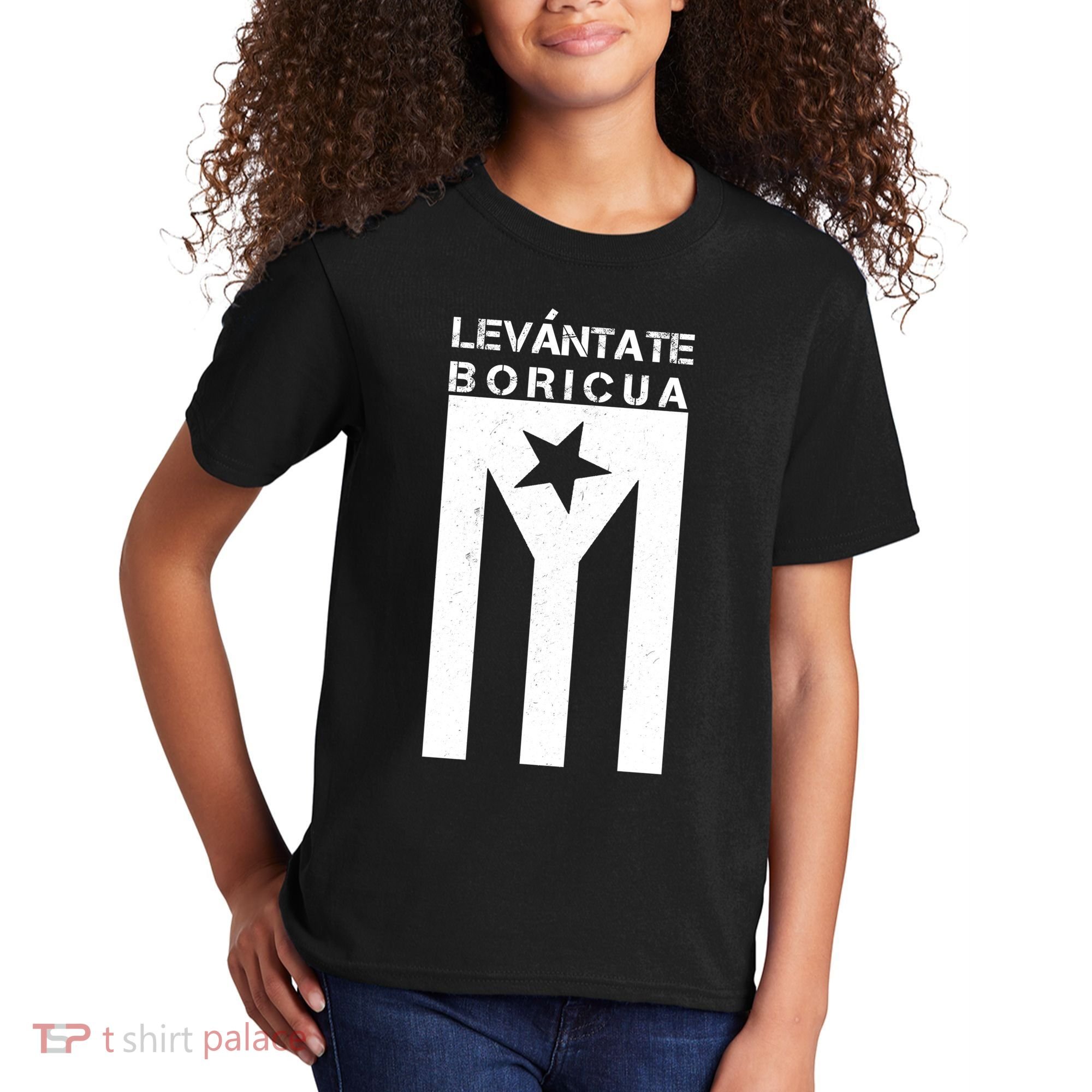 Levantate Boricua Flag Ricky Renuncia Kids T-Shirt