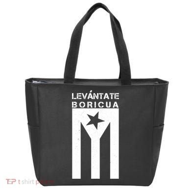 Levantate Boricua Flag Ricky Renuncia Tote Bag
