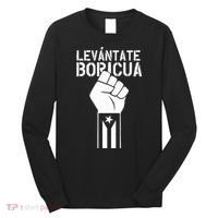 Levantate Boricua Ricky Renuncia Puerto Rico Long Sleeve Shirt thumb 0