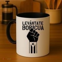 Levantate Boricua Ricky Renuncia Puerto Rico Coffee Mug thumb 4