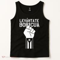 Levantate Boricua Ricky Renuncia Puerto Rico Tank Top thumb 2