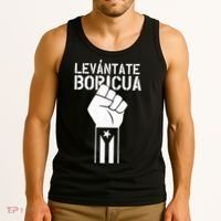 Levantate Boricua Ricky Renuncia Puerto Rico Tank Top thumb 3