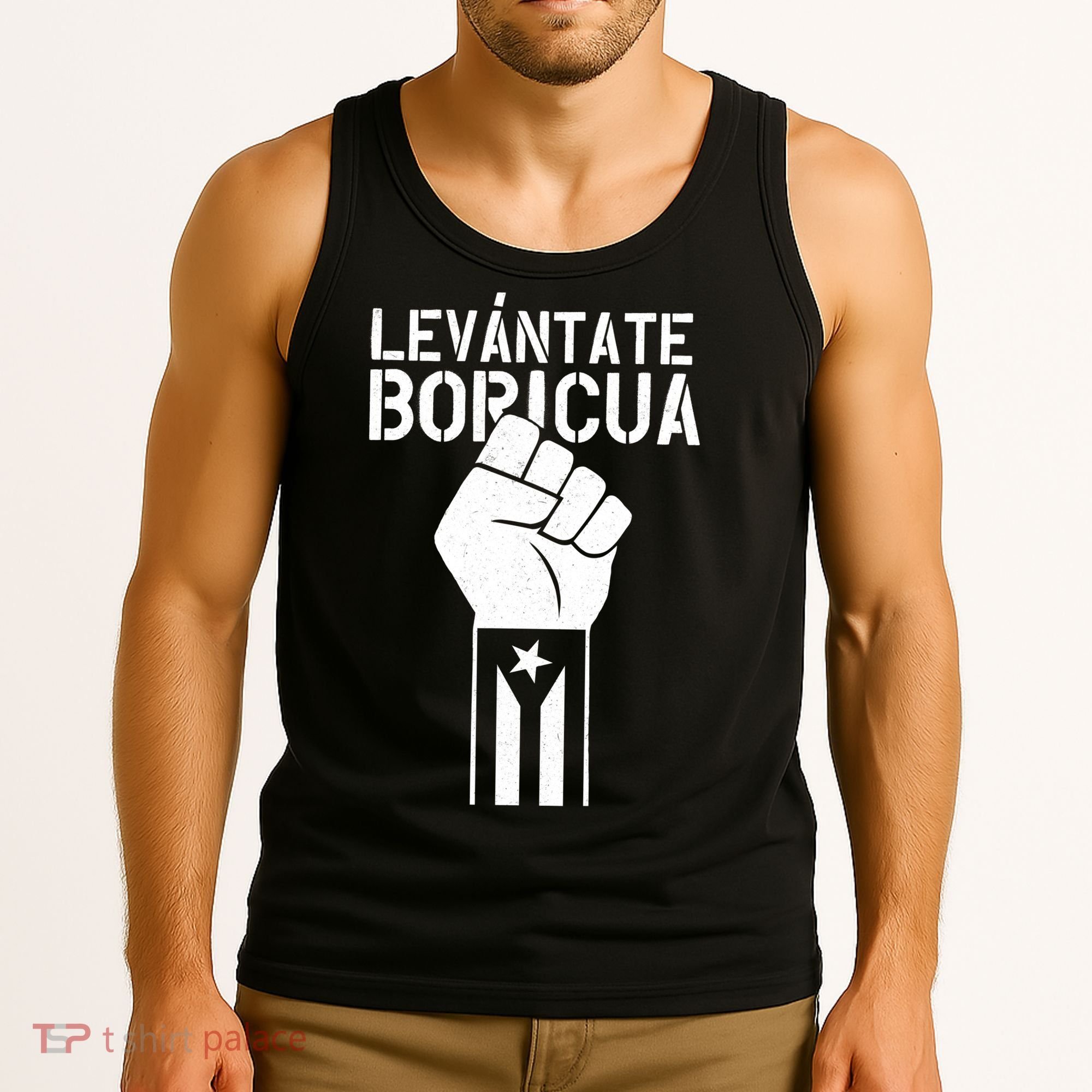 Levantate Boricua Ricky Renuncia Puerto Rico Tank Top