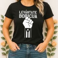 Levantate Boricua Ricky Renuncia Puerto Rico Women's T-Shirt thumb 2
