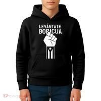 Levantate Boricua Ricky Renuncia Puerto Rico Kids Hoodie thumb 4