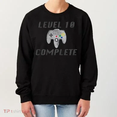 Level 10 Complete 10th Birthday Women's Sweatshirt