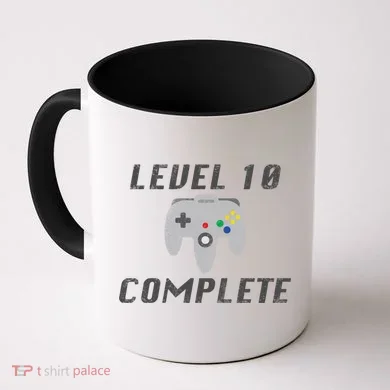Level 10 Complete 10th Birthday Coffee Mug