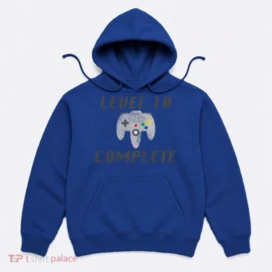 Level 10 Complete 10th Birthday Hoodie