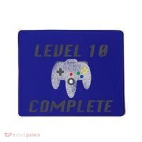 Level 10 Complete 10th Birthday Mousepad thumb 0
