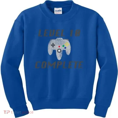 Level 10 Complete 10th Birthday Kids Sweatshirt