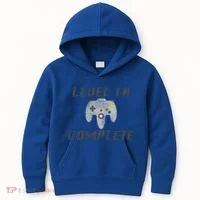 Level 10 Complete 10th Birthday Kids Hoodie thumb 0