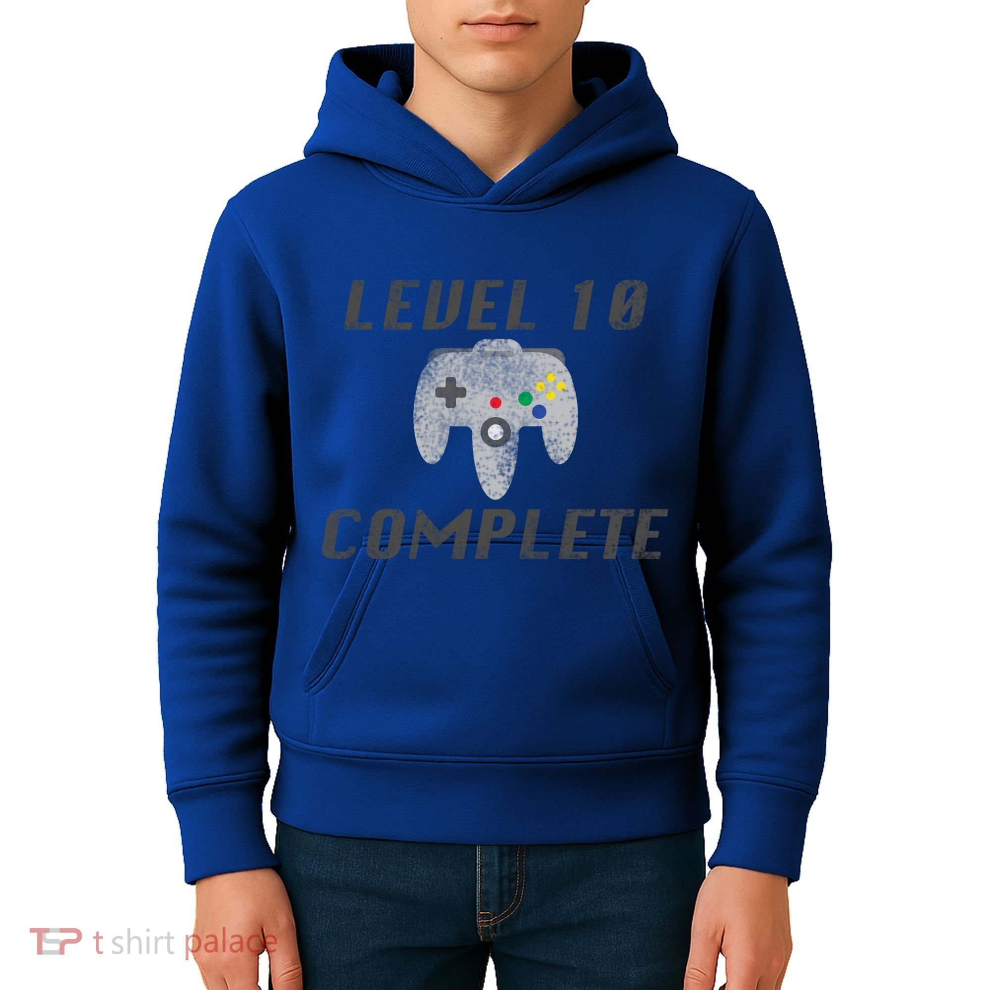 Level 10 Complete 10th Birthday Kids Hoodie
