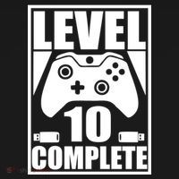 Level 10 Complete Video Gamer 10th Birthday Bucket Hat thumb 4