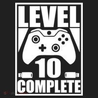Level 10 Complete Video Gamer 10th Birthday Beanie thumb 2