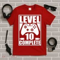 Level 10 Complete Video Gamer 10th Birthday T-Shirt thumb 5
