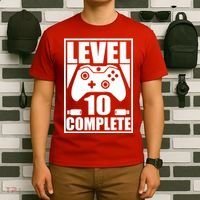 Level 10 Complete Video Gamer 10th Birthday T-Shirt thumb 6