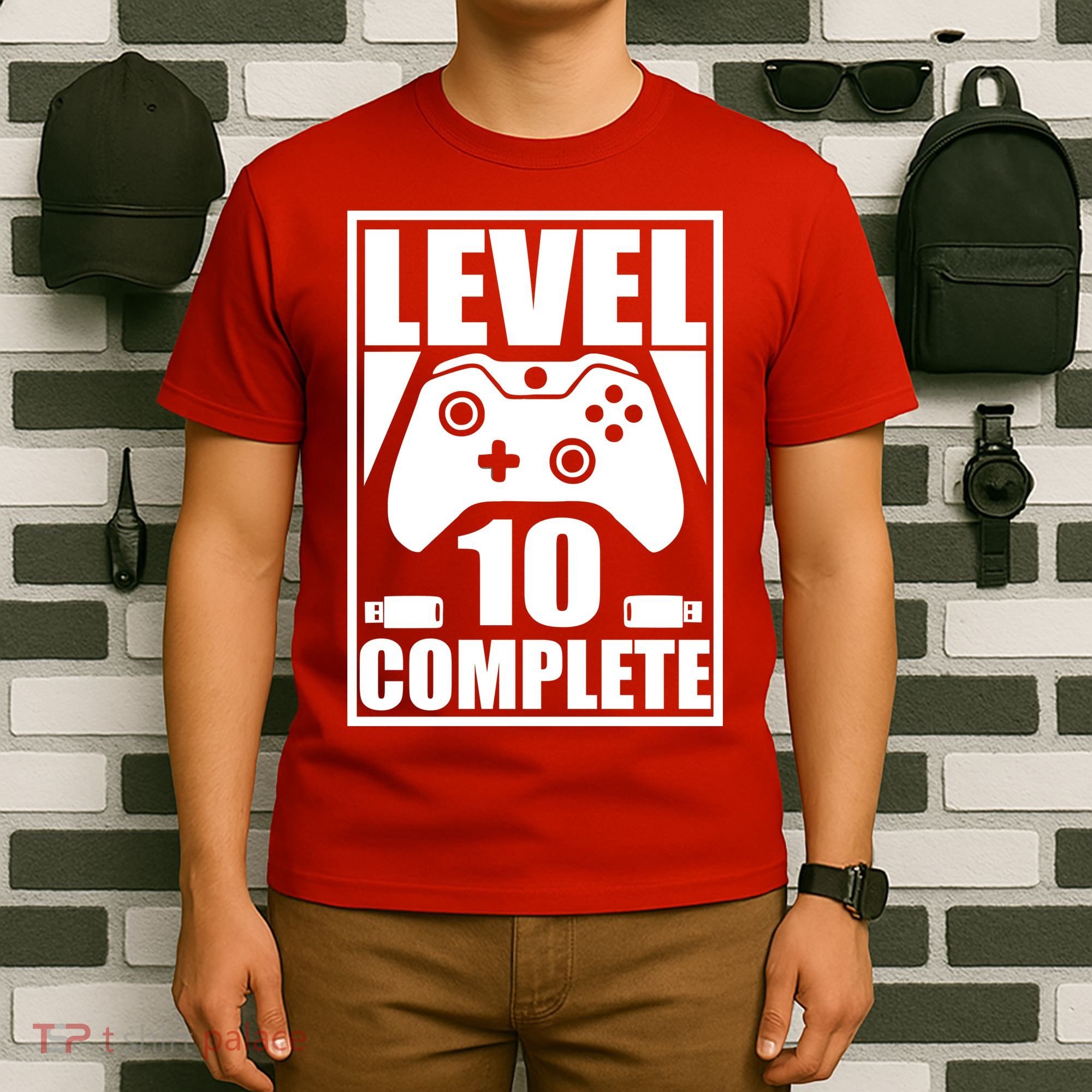 Level 10 Complete Video Gamer 10th Birthday T-Shirt