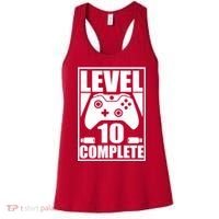 Level 10 Complete Video Gamer 10th Birthday Women's Tank Top thumb 0